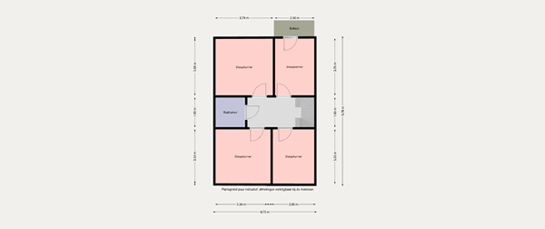 Floorplan - De Savornin Lohmanlaan 56, 9722 HJ Groningen